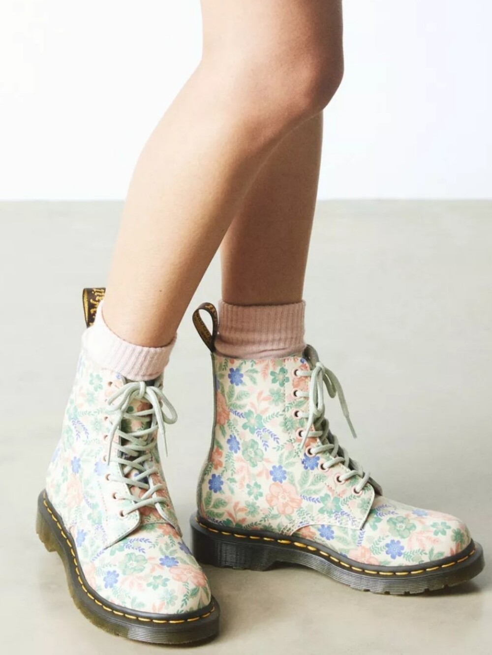 Dr. Martens 1460 Pascal Floral Reclaimed Leather Boots